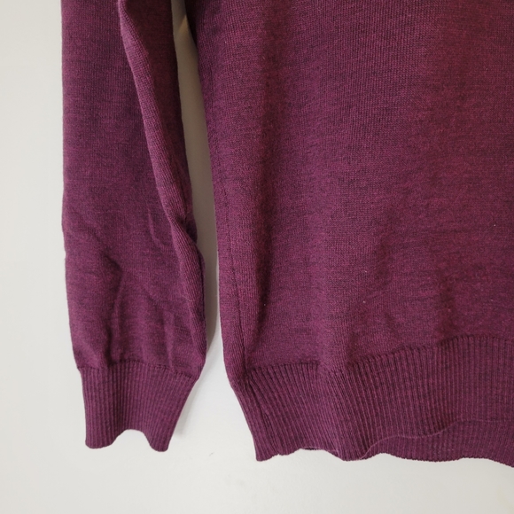 Stenströms men's merino wool quarter zip sweater - Picture 5 of 12